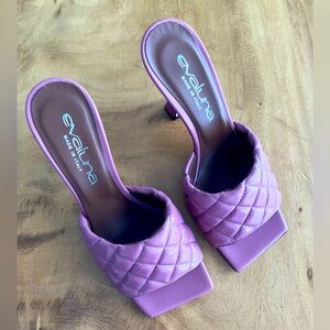 EvaLuna Quilted Leather Heels • Made in Italy 🇮🇹